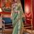 Light green soft silk handloom weaving saree