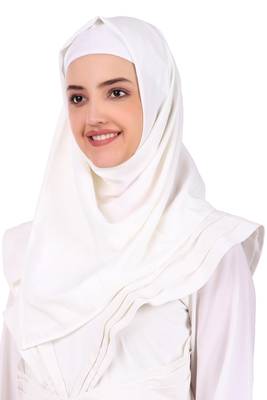 Designer Royal Look White Abaya 2