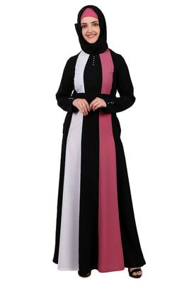 Multi Color Multi Panel Flared Abaya 1