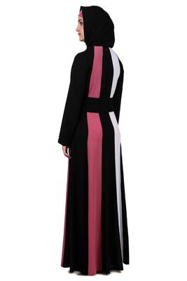 Multi Color Multi Panel Flared Abaya 3