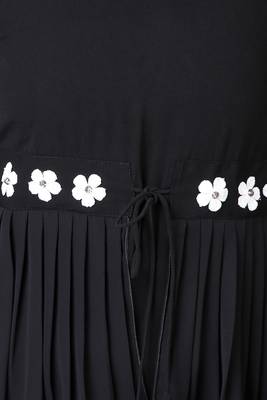 Frilled Georgette Waist A-Line Nida Abaya 5
