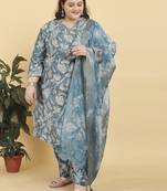 Green digital print & handwork lichi viscose salwar kameez readymade with two pocket stitched