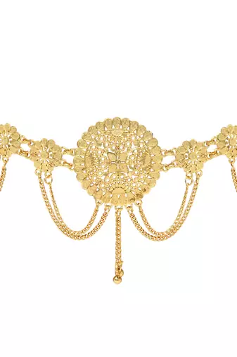 gold plated traditional adjustable boho waist chain/belly chain/kamarband for women 