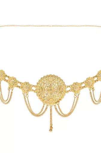 gold plated traditional adjustable boho waist chain/belly chain/kamarband for women 