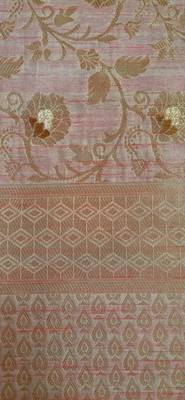 Pink Kirpan Womens silk Blend Light Green Woven Designer Saree With Blouse For Women 6