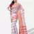 Women`s cotton white tant saree