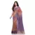 Cotton blend handloom peach jamdani saree
