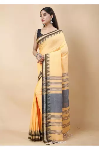 Cotton handloom tan tangail saree