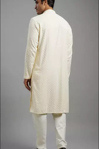 Arruga stylish rayon embroidery kurta pyjama set