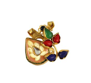 Black onyx gold plated brass ring adjustable 3