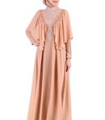 Frilled Top Anarkali Abaya