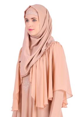 Frilled Top Anarkali Abaya 2