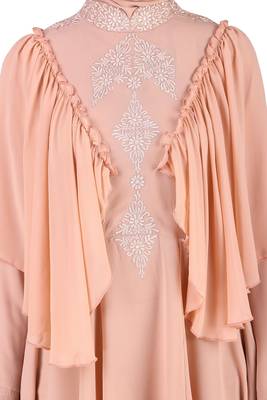 Frilled Top Anarkali Abaya 3