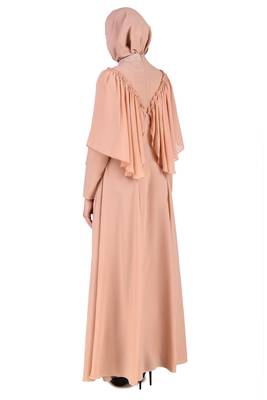 Frilled Top Anarkali Abaya 4