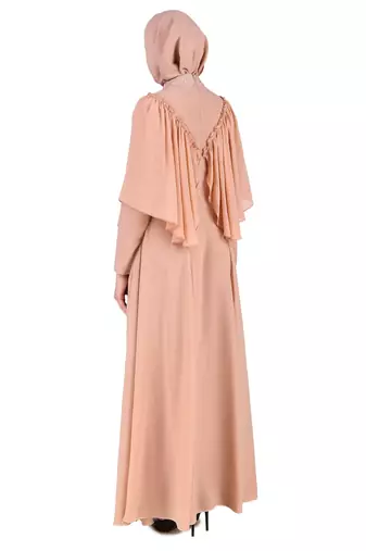 Frilled Top Anarkali Abaya