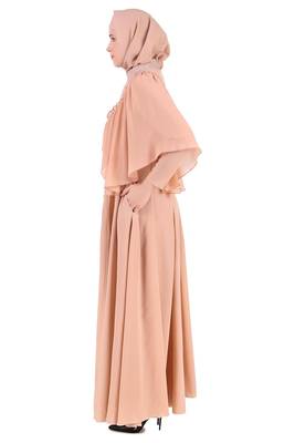 Frilled Top Anarkali Abaya 5