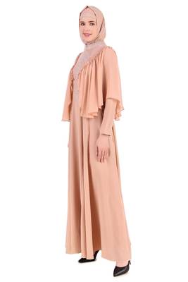 Frilled Top Anarkali Abaya 6