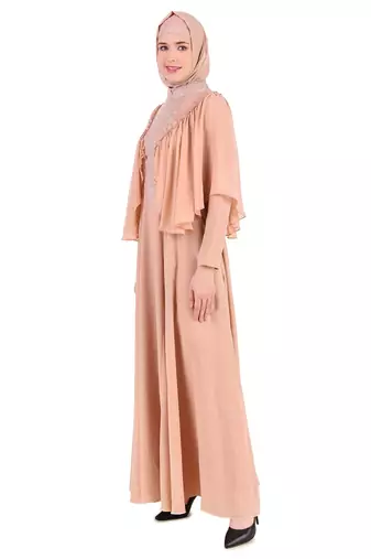 Frilled Top Anarkali Abaya