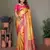 Wevon heavy banarasi tissue silk mustard ethnic ceremonial saree