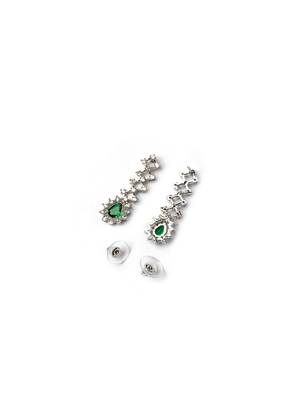 Handmade green ad pendant style necklace set 5