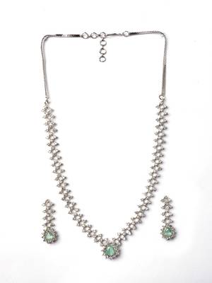 Handmade turquoise ad pendant style necklace set 3
