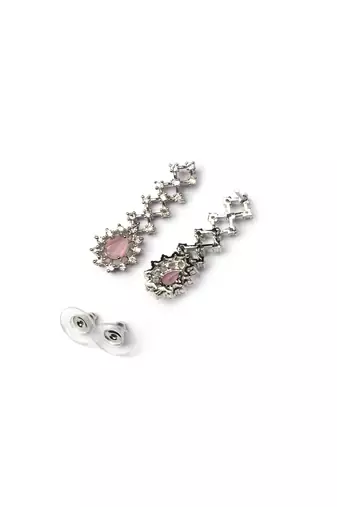 Handmade pink ad pendant style necklace set