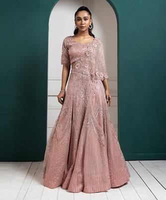Rosé Sparkle Lehenga Set 1