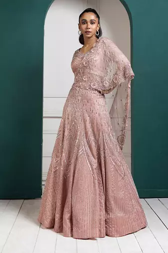 Rosé Sparkle Lehenga Set