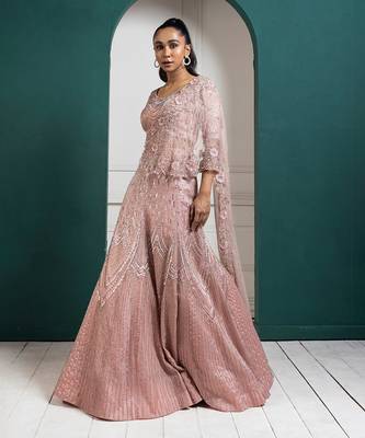 Rosé Sparkle Lehenga Set 3