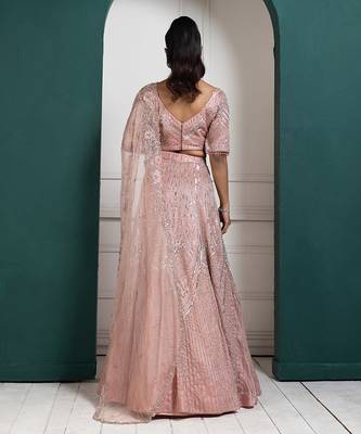 Rosé Sparkle Lehenga Set 4