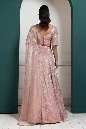 Rosé Sparkle Lehenga Set