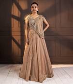 Golden Glow Embellished Lehenga Set