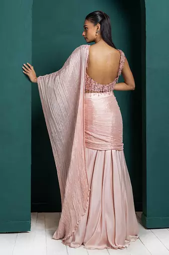 Blush elegance drape set