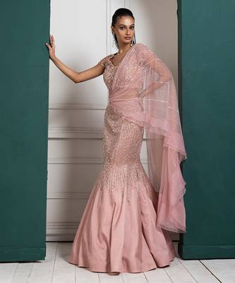 Rosé Allure Embellished Lehenga Set 4