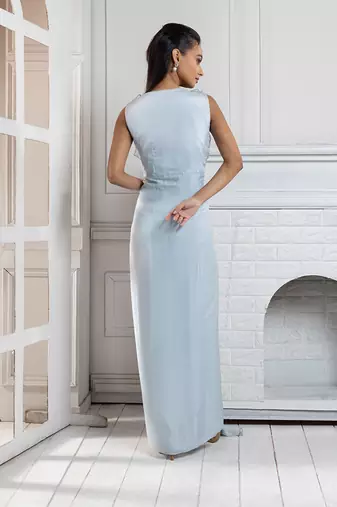 Frosted petals flow gown