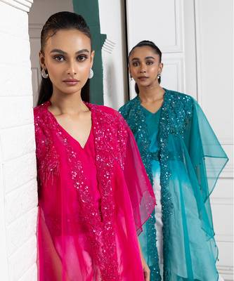 Rosette ombre kaftan 3