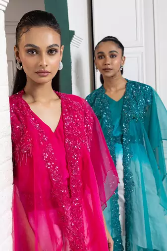 Rosette ombre kaftan