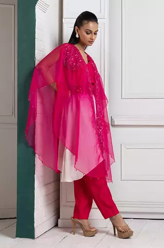 Rosette ombre kaftan