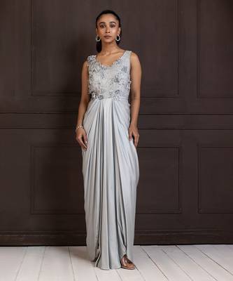 Celestial cascade gown 1