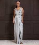 Celestial cascade gown