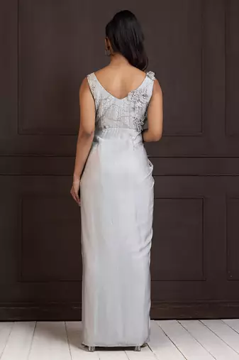 Celestial cascade gown