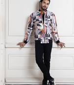 Chromatic chaos bomber jacket