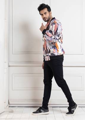 Chromatic chaos bomber jacket 3