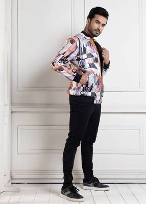 Chromatic chaos bomber jacket 4