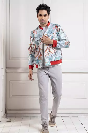 Serenity crane bomber jacket