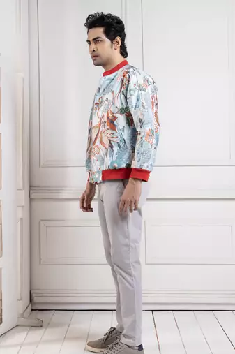 Serenity crane bomber jacket