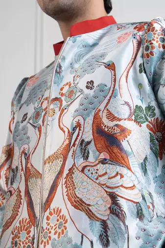 Serenity crane bomber jacket