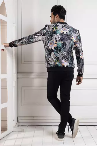 Nocturnal eden bomber jacket