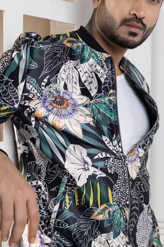 Nocturnal eden bomber jacket