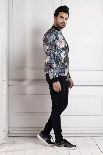 Nocturnal eden bomber jacket